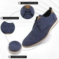 thumbnail image 3 of HA-EMORE Men's Casual Oxford Shoes, Men's Dress Shoes, Leather Stylish Lace-up Wingtip Brogues, Business Casual Formal Derby Shoe, 3 of 7