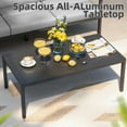 thumbnail image 6 of AECOJOY Aluminum Patio Furniture Sets on Sale,Outdoor Conversation Sets with Coffee Table for Porch,Balcony,Light Grey, 6 of 9