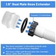 thumbnail image 3 of Conector De Manguera De Bomba De Piscina, Conexión Hermética Eficiente Y Duradera A Prueba De Fugas Fácil Operación Adaptador De Manguera De Bomba De Filtro De Piscina Con, 3 of 7