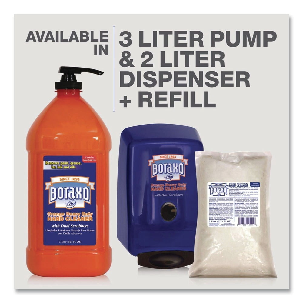 3 Liter Orange Heavy Duty Hand Cleaner - Citrus Scent (4/Carton)