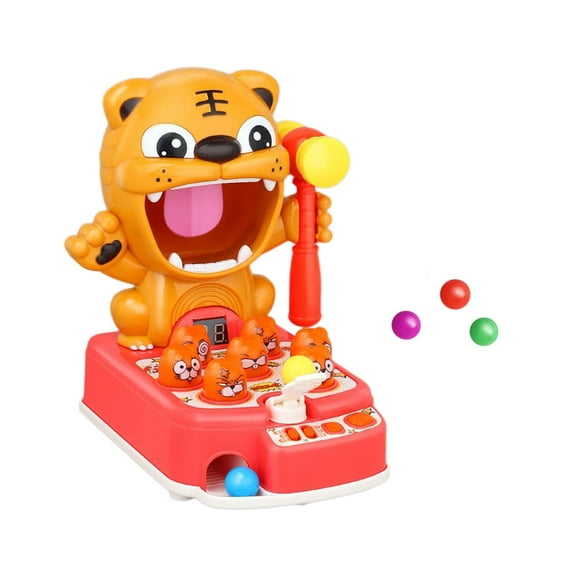 Minijuego arcade electrónico interactivo de golpeteo, juguetes educativos divertidos Rojo
