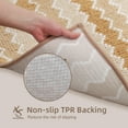 thumbnail image 4 of KASENTEX  Soft Chenille Bath Rug Mat Absorbent Non Slip Machine Wash Durable 24" X 36" - Camel, 4 of 6