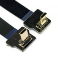 thumbnail image 7 of Xiwai CYFPV 90 Degree Down Angled FPV Micro HDMI Male to Up Angled Micro HDMI FPC Flat Cable 10cm for FPV HDTV Multicopter Aerial Photography, 7 of 7