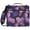 Pink and Purple Palm Leaves, variant on Zipper Binder with Shoulder Strap 2 inch 3 Ring Waterproof File Folder Organizer Bag 500 Sheet Teal Palm Tree Pattern