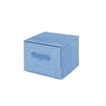 thumbnail image 3 of Cotton Linen Hanging Closet Multi Layers Pockets Clothes Organizer Bag Folding Shelves Dual Hooks Wardrobe Sorting Rack Blue Drawer, 3 of 9