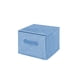 thumbnail image 2 of Matsuzay Armario colgante de lino y algodón, bolsillos de múltiples capas, bolsa organizadora de ropa, estantes plegables, estante de armario Almacenamiento y organización del hogar Cajón azul, 2 of 6