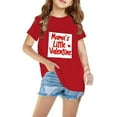 Jinhomg Kids Cute Holiday Tee Shirt 2025 Trendy Letter Print Tops