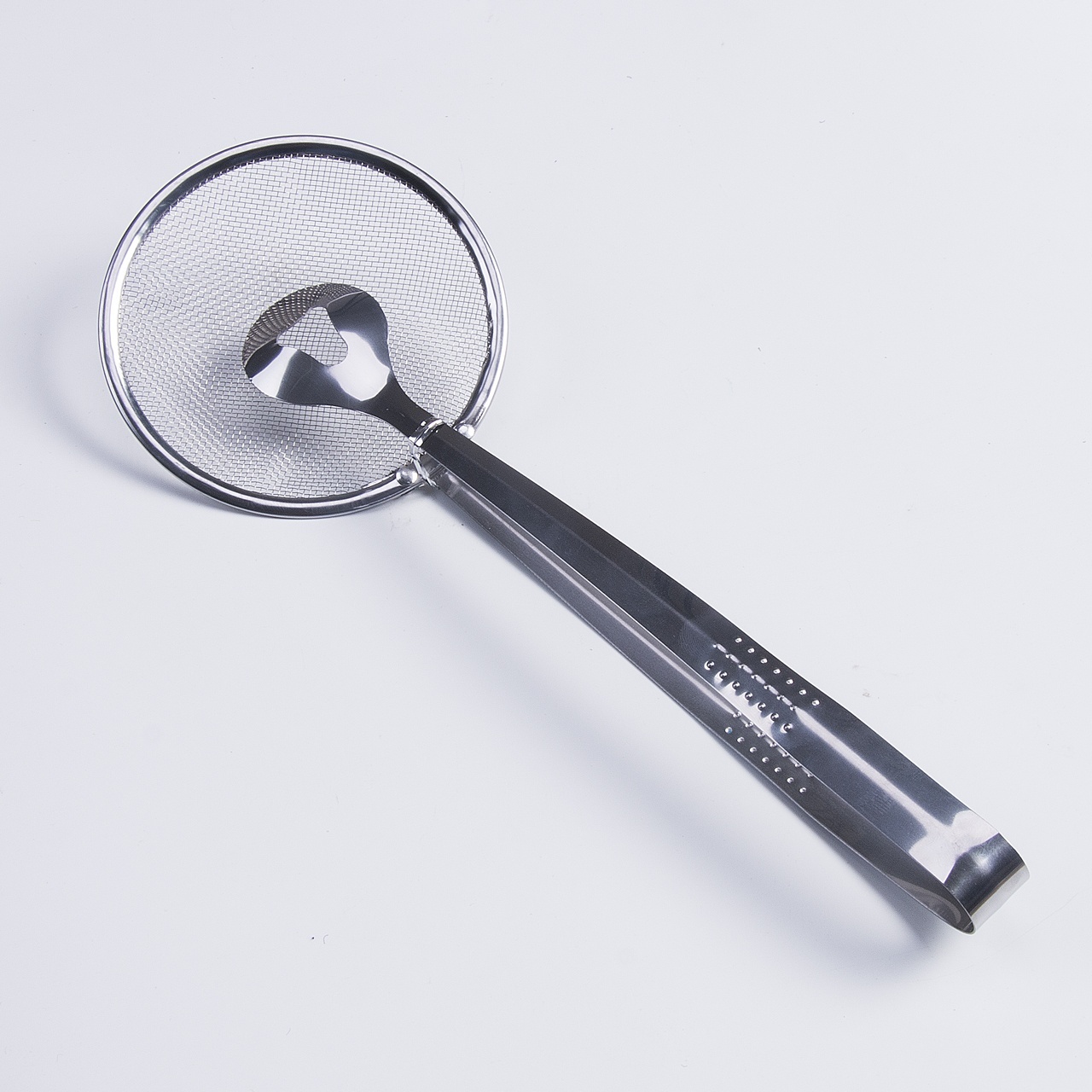 1pc Multifunctional Filter Spoon With Clip Food Kitchen OilFrying