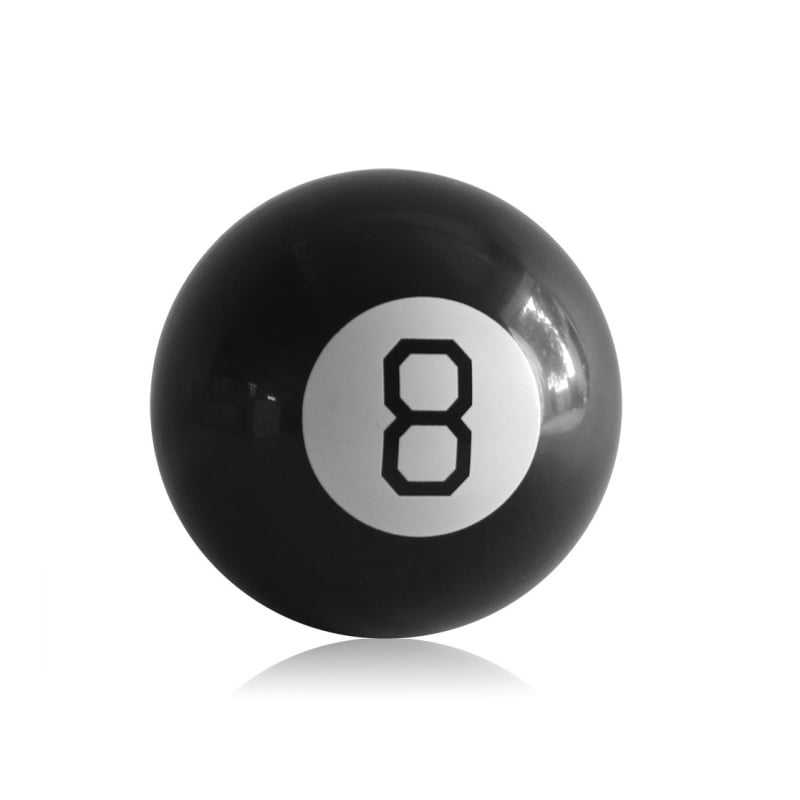 MAGIC 8CISION BALL   EIGHT PREDICTION GAME TOY MYSTIC MAKER BLACK  laps 