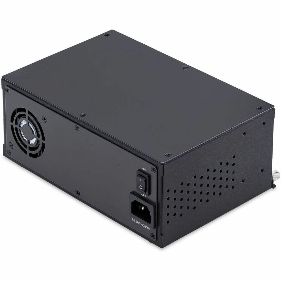 StarTech 7-Slot Unmanaged Media Converter Chassis, 10in Rackmount for MCM Media Converter Series, Active Cooling, TAA Compliant