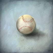 Oopsy Daisy's Boy's Toys, Baseball Canvas Wall Art, Size 14x14