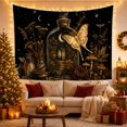 thumbnail image 3 of Celestial Apothecary Bottle in Starry Night, Mystical Boho Gothic for Dark Art Lovers, Occult Decor, Halloween Gift Tapestry Wall Hanging for Bedroom, Living Room, 3 of 7