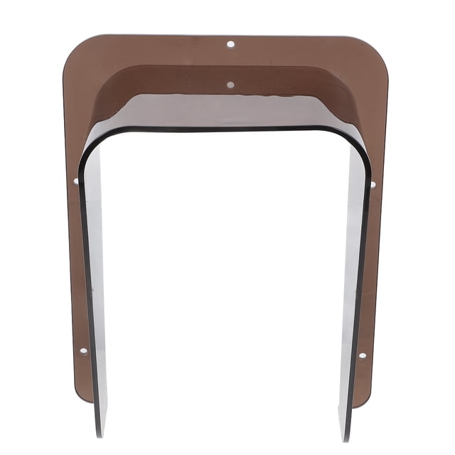 Raindrops Outdoor Doorbell Rainproof Cover in Light Brown Plastic for Access Control and Attendance Devices