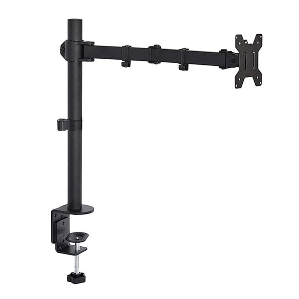 Brazo de monitor individual para montaje en escritorio para pantallas de 17 a 32 pulgadas (individual)
