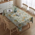 thumbnail image 2 of Yellow Lemon Fruit Leaves Beige Pattern Rectangle Tablecloth 60"x84",Waterproof Polyester Rectangle Table Cloth, Wipeable Spillproof Polyester Tablecloth for Dining, Camping, Indoor and Outdoor, 2 of 5