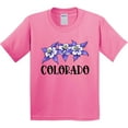 thumbnail image 3 of Inktastic Colorado Columbine Flowers Youth T-Shirt, 3 of 5