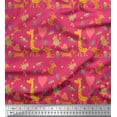thumbnail image 1 of Soimoi Silk Fabric Balloon,Floral & Cute Animals Cartoon Decor Fabric Printed Yard 42 Inch Wide, 1 of 1