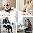 thumbnail image 6 of FIGT-Monitor Documents Holder, Multifunctional Desktop Paper Clips, Clear ABS Document Organizer Clip, Computer Desk Organizers for Sticky Note, Business Cards and Memo【0509】, 6 of 7