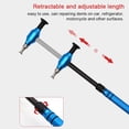 thumbnail image 3 of Dent Repairing Tool Telescopic Aluminum Alloy Hammer with 5 Knock Down Heads Paintless Dent Removal Tool Set, 3 of 7