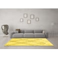 thumbnail image 3 of Ahgly Company Indoor Rectangle Solid Yellow Modern Area Rugs, 7' x 10', 3 of 4