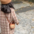 thumbnail image 4 of Bolso de moda para padres e hijos, bolso de lona con forma de cesta para verduras, bolso elegante para niñas, mini accesorios, bolso de moda, 4 of 6