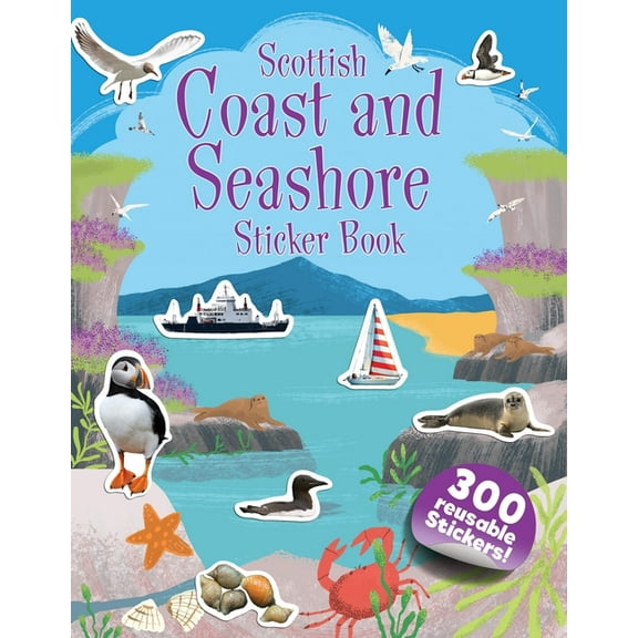 Scottish Coast and Seashore Sticker Book, (Paperback)