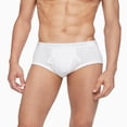thumbnail image 5 of Calvin Klein Men's Cotton Classic Fit Brief -4 Pack, White, Small, 5 of 5
