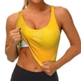 thumbnail image 3 of Uemuo Yellow Lemon Pattern Women's Sports Bra - High Impact Support, Breathable, and Comfortable Athletic Bra for Running, Yoga, and Workouts, 3 of 9