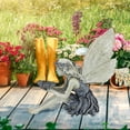 thumbnail image 3 of Estatua De Hada Sentada Para Jardín, Adorno De Jardín, Artesanía De Resina, Decoración De Jardín, Estatua De Jardín, Figurita Para Interiores Y Exteriores, 3 of 6