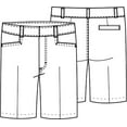 thumbnail image 3 of Classroom School Uniforms Adult Stretch Low Rise Shorts, 3 of 3