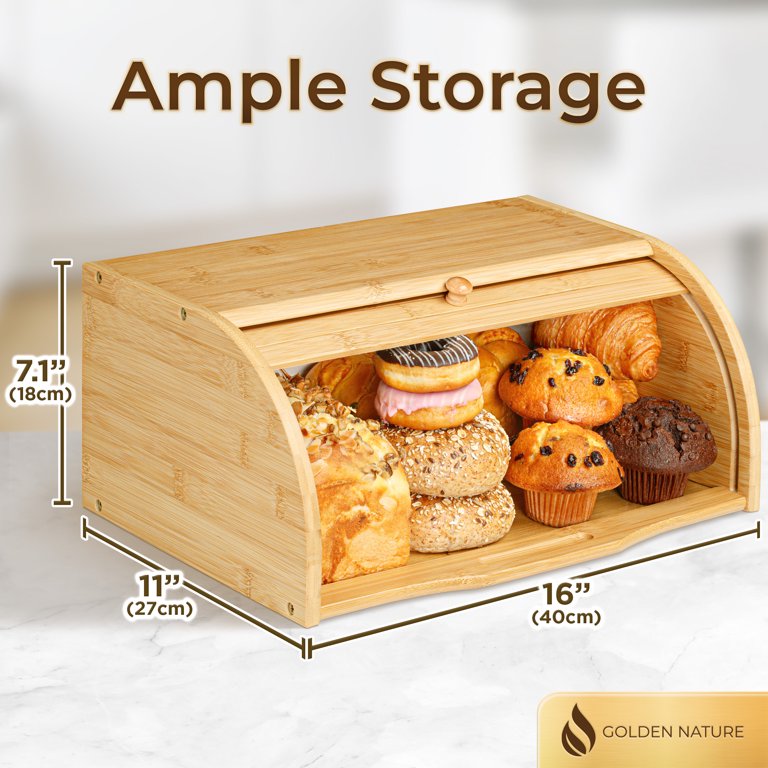 Golden Nature, Bamboo Bread Box, 16