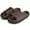 Dark Chocolate, variant on Cloud Slippers for Women and Men, Massage Shower Bathroom Non-Slip Quick Drying Open Toe Super Soft Comfy Thick Sole Home House Cloud Cushion Slide Sandals for Indoor & Outdoor Platform Shoes