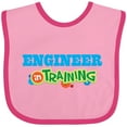 thumbnail image 3 of Inktastic Engineer in Training Boys or Girls Baby Bib, 3 of 4