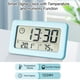 thumbnail image 3 of Reloj de escritorio digital ANGGREK pantalla de humedad y temperatura azul, 3 of 8