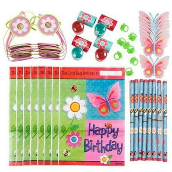 Various Garden Girl Party Favors, 48-Piece