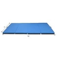 thumbnail image 3 of BalanceFrom 10ft x 4ft x 2in 4-Panel All-Purpose Folding Gymnastics Mat, Blue, 3 of 8