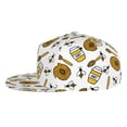 thumbnail image 3 of Fotbe Honey Flat Bill Visor Cap Classic Snapback Hat Polyester Foam Trucker Hat Trucker Cap Adjustable Baseball Cap, 3 of 9