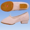 thumbnail image 2 of Tauxra Womens Canvas Practice Dance Shoes with Low Heel, Lightweight and Flexible for Dance Class and Studio, Cross Strap Design with Secure Fit and Breathable Upper, 2 of 6