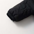 thumbnail image 6 of asjyhkr Fleece Hooded Rompers for Boys Girls Comfy Puffer Thick Warm Coat Fall Winter Soft Casual Jumpsuit for Kids(18-24 Months,Black), 6 of 8