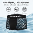 thumbnail image 6 of TANBOM Men's Bulge Enhancing Boxer Briefs Mesh Transparent Underwear Black XXXL 1-Pack, 6 of 6