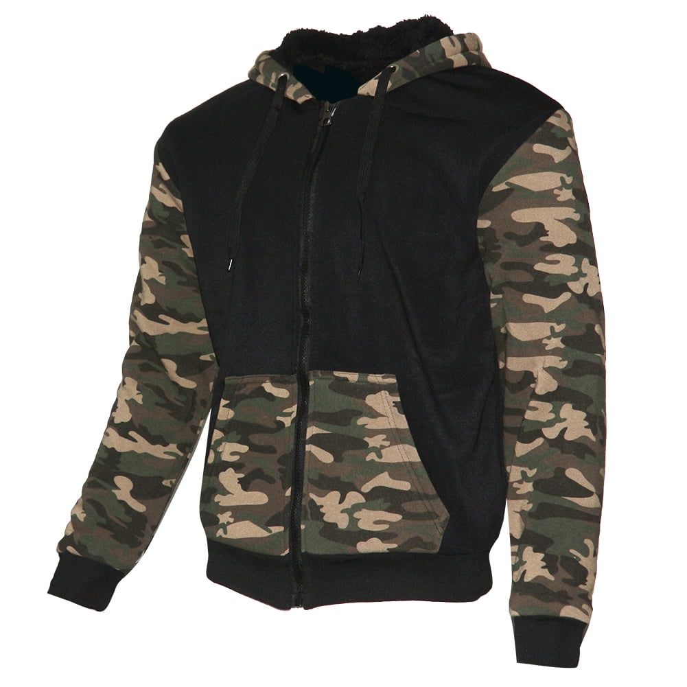 Camo zip up jacket sales