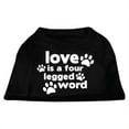 thumbnail image 1 of Love Is A Four Leg Word Screen Print Shirt Black Xl (16), 1 of 1