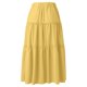 thumbnail image 4 of Falda larga boho elástica de cintura alta para mujer: con volantes, corte en A, cordón, poliéster, para todas las estaciones, tallas S-XL., 4 of 8