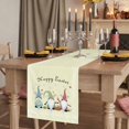 thumbnail image 2 of Table Runners 70 Inches Long Dress Scarves, Happy Easter Farmhouse Coffee/Dining/Kitchen Table Decor, Holiday Table Runner, Cute Gnomes Eggs Spring Daisy Flowers Yellow 13x70 Inch, 2 of 9