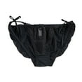 thumbnail image 3 of Gibobby Tangas de mujer Tangas de encaje para mujer, ropa interior Sexy de Tanga de cintura , bragas transpirables elásticas Hipster, bragas(Negro,G), 3 of 5