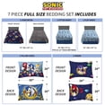 thumbnail image 3 of Juego de ropa de cama Franco Sonic The Hedgehog, 7 piezas, tamaño completo, 3 of 5