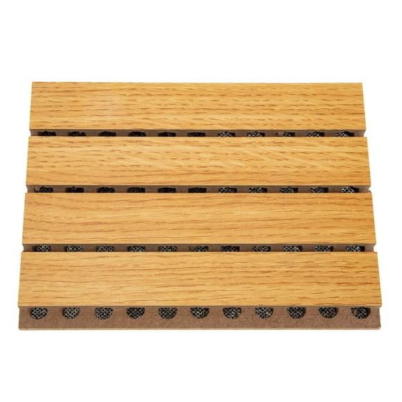 COMPUKAS Acoustic Sound Panels Assorted Color Wooden Perforated Board for Small and Medium-Sized Rooms 1Set