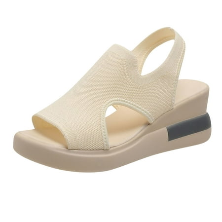 

JeashCHAT Clearance Slip On Slide Sandals for Women Women s Flat Shoes Ladies Beach Sandals Summer Non-Slip Causal Slippers (White)
