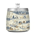 thumbnail image 7 of Yayeee Ashtray with Lid for Cigarette Smokeless Stainless Steel Home Ash Holder, Snowy Mountains, 7 of 7