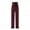 #7-Wine, variant on Pntutb Womens Plus Size High Waist Tie Up All Match Casual Corset Women's Trousers Pants